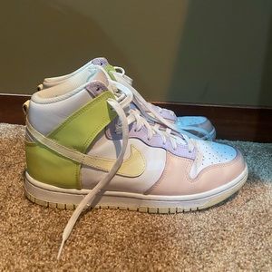 Nike High Top Dunks Cashmere